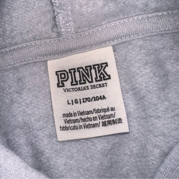 Victoria’s Secret Pink Full Zip Hoodie Large - Picture 3 of 4